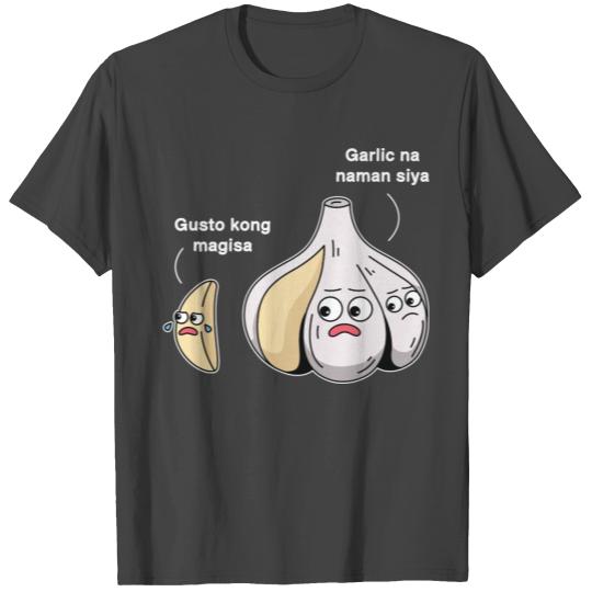 Fil-Am Garlic Design for Proud Pinoys T Shirts