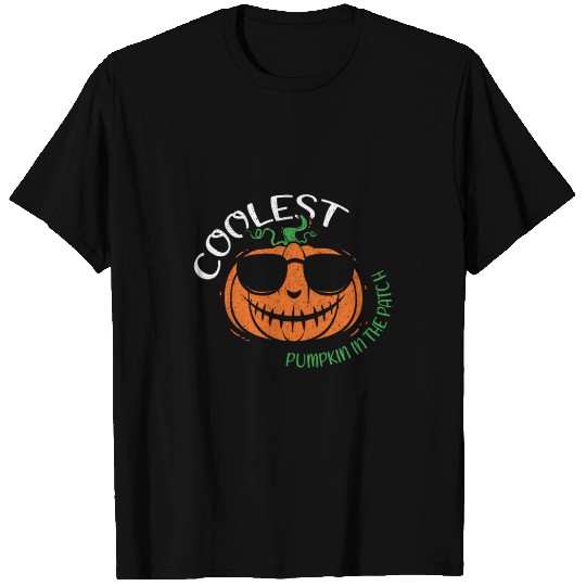 Kids Coolest Pumpkin Cool Lazy Creepy Halloween T Shirts