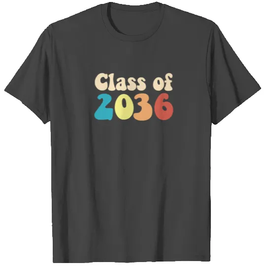 Class Of 2036 Back To School Kindergarten Class T Shirts