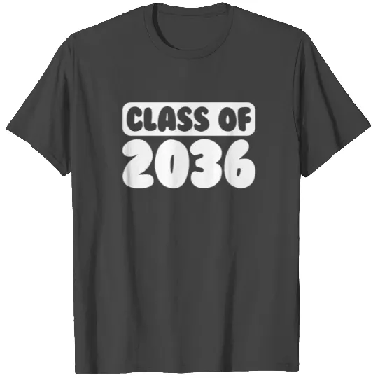 Class Of 2036 Back To School Kindergarten Class T Shirts