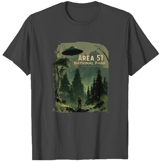 Area 51 National Park - Established In 1955 T Shirts