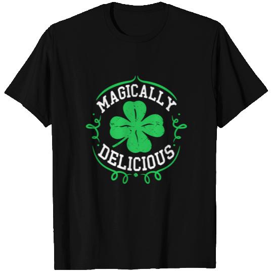 Magically Delicious Fun St Patricks Day Shamrock T Shirts