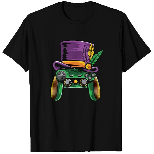 Video Games Controller Mardi Gras T Shirts