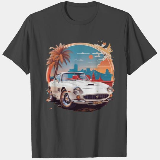 Classic car meets sunrise T Shirts