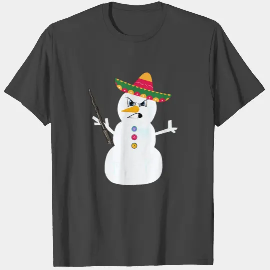 Angry Snowman T Shirts