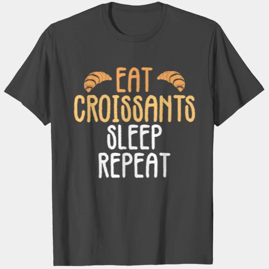 Croissant Love Joke Bakery Bread Pastry Patisserie T Shirts