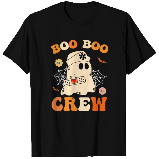 Boo Boo Crew Nurse Funny Ghost T Shirts