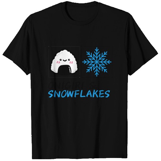 Onigiri and Snowflakes for the Holidays T Shirts
