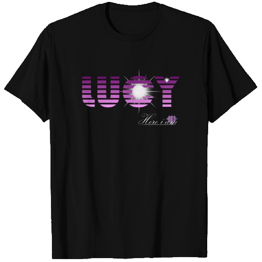 Lucy pink and violet - Latin's etymology - Light T Shirts