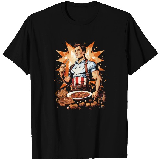 Red, White, and Grateful American Thanksgiving T Shirts