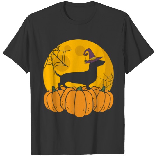 Dachshund Dog Halloween Funny T Shirts