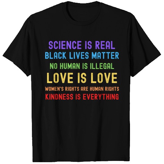Science Is Real Black Lives Matter T Shirts