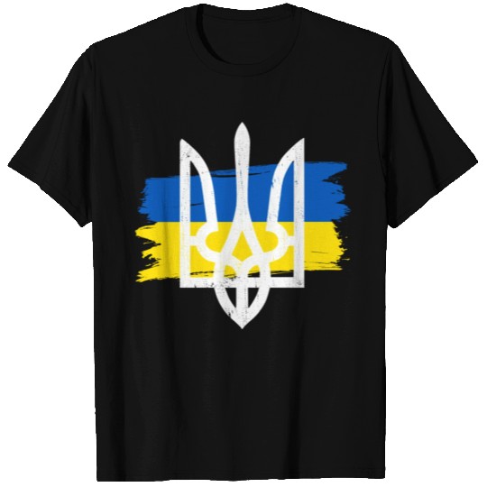 Ukraine Flag Symbol Ukraine Trident T Shirts