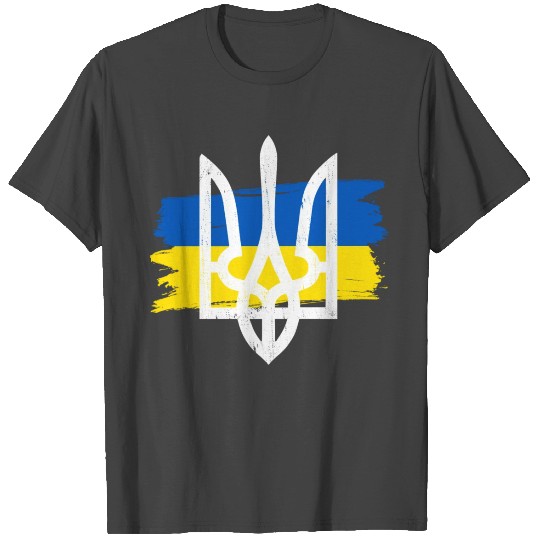 Ukraine Flag Symbol Ukraine Trident T Shirts