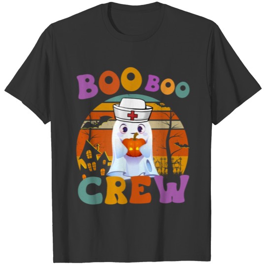 Boo Boo Crew Nurse Halloween Costumes Groovy T Shirts
