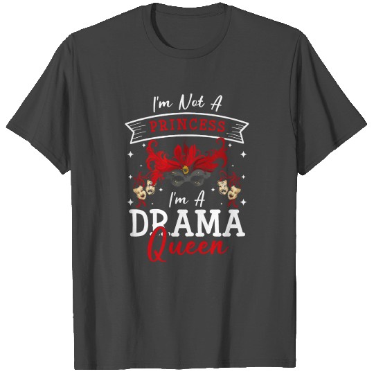 Drama Queen Woman Pregnant Exaggerate T Shirts