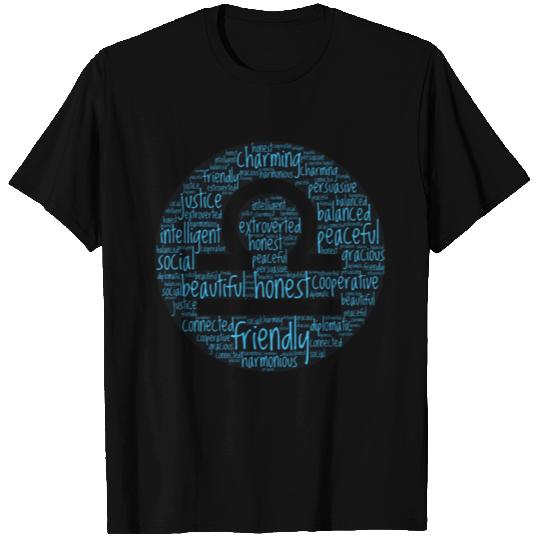 Libra Word Cloud T Shirts