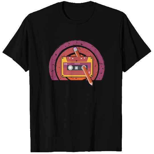 80's Cassette Tape 1990s Pencil Winding Cassette T Shirts