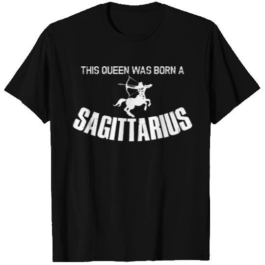 Sagittarius Queen Sun Moon Astrology Fire Archer T Shirts