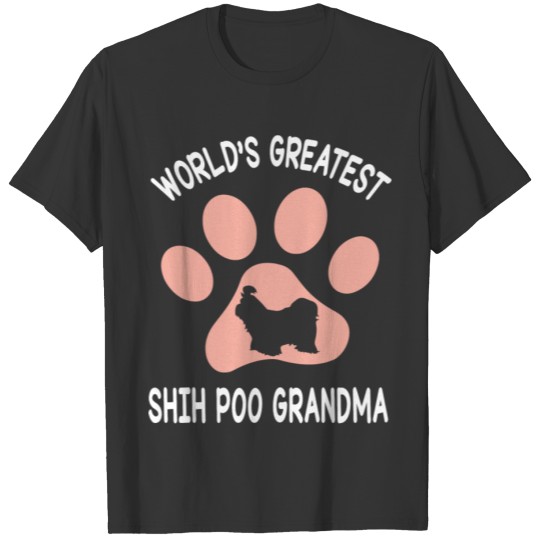 T7tee Happy Mother Day Shih Poo Dog Lover T Shirts