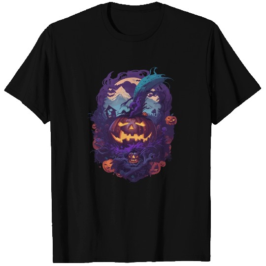 Scary Halloween Pumpkin T Shirts