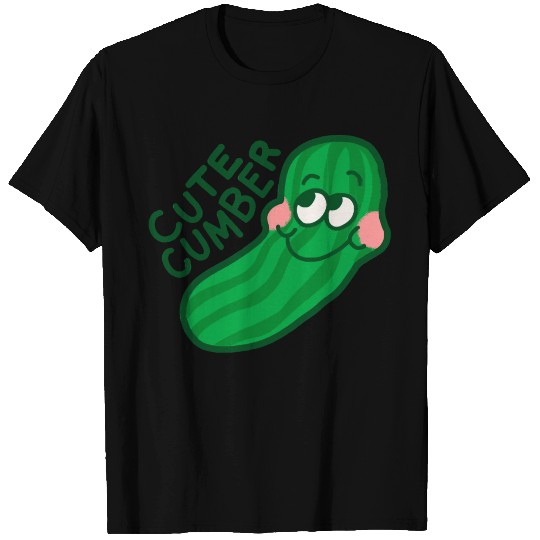 One Cute Cumber Vegetable Pun T Shirts