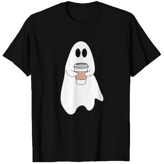Ghost with latte T Shirts