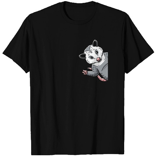 Opossum From Side Possum Animal Lover T Shirts
