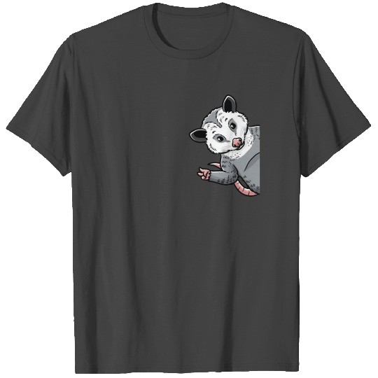 Opossum From Side Possum Animal Lover T Shirts