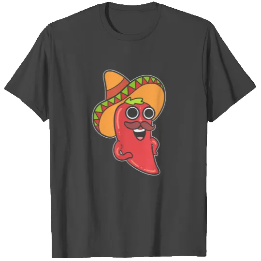 Laughing Chili Pepper Comedian T Shirts
