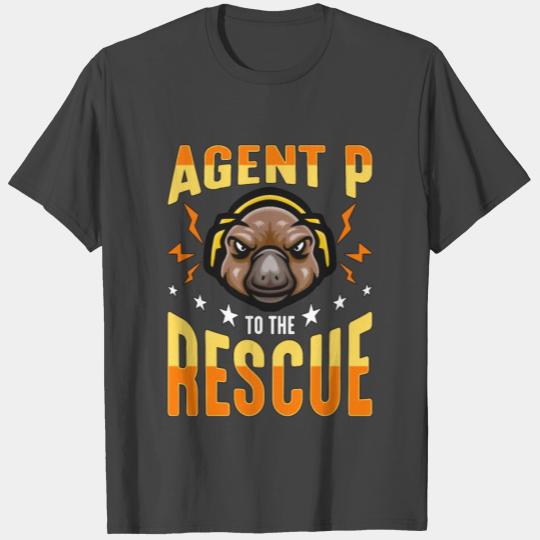 Platypus Agent P To The Rescue Australian Wildlife T Shirts
