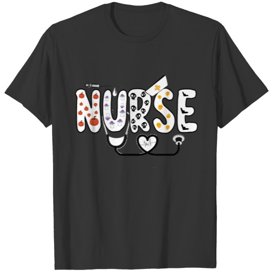 Nurse Halloween Funny Ghost halloween nursing T Shirts
