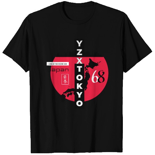 Red dot Tokyo Japan T Shirts