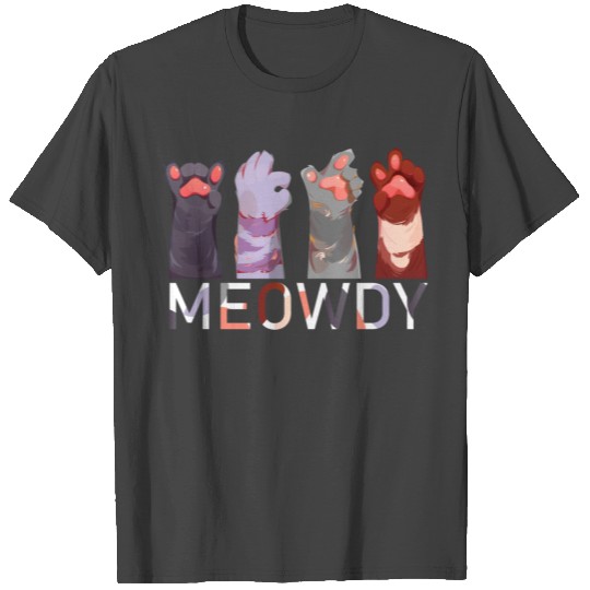 Meowdy Meme Mashup Cat Gifts Meow Howdy Funny T Shirts