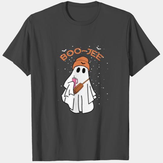 Spooky Season Cute Ghost Halloween Costume Boo-Jee T Shirts