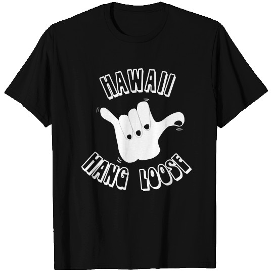 Retro Hawaii Hang Loose T Shirts