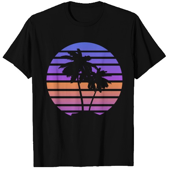 Tropical Sunset Wakeboarder Gift T Shirts