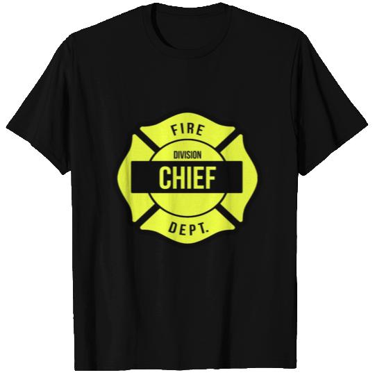 Division Chief Fire Brigade T Shirts