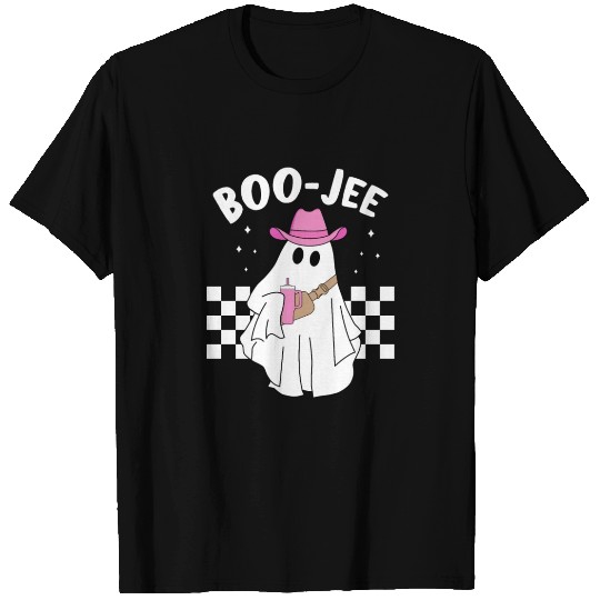 Boo-Jee Cute Ghost Funny Halloween T Shirts