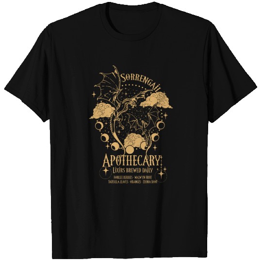 Sorrengail Apothecary | Fourth Wing | Gold T Shirts