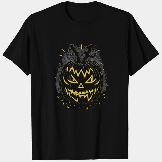 Venom Pumpkin Yellow Eyes T Shirts