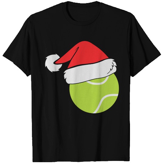 Tennis Santa Hat Tennis Lover Christmas Gift T Shirts
