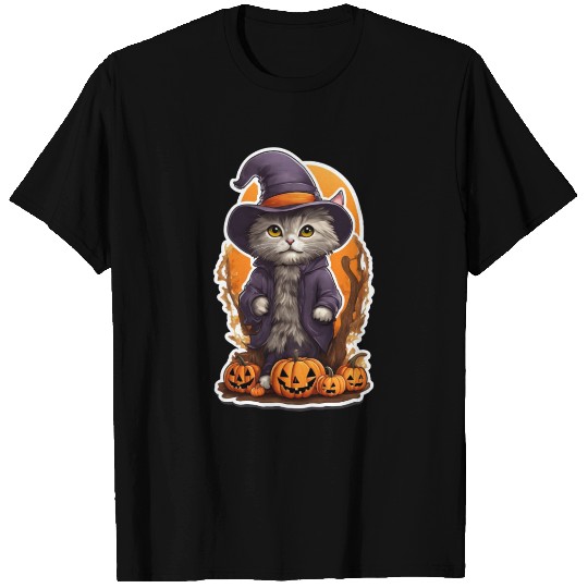 Happy Halloween Pumpkin Cat 42 T Shirts