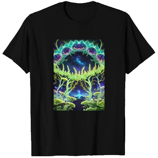 Enchanted Galactic Glow In The Dark T Shirts