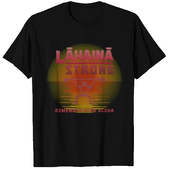 Lahaina Strong: Paddleman Petroglyph T Shirts