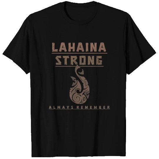 Lahaina Strong: Traditional Fish Hook T Shirts