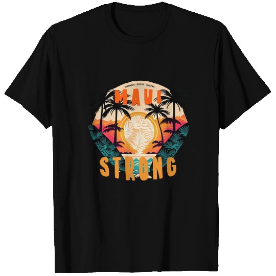 Maui Strong: Abstract Surf Boards T Shirts
