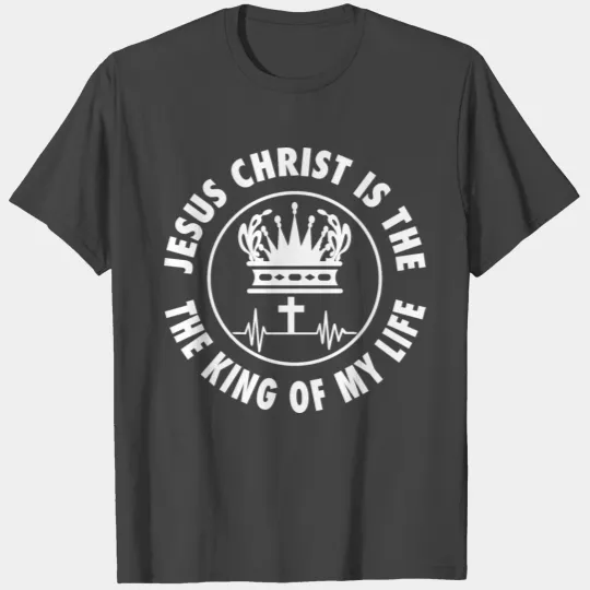 Love Jesus King Of My Life Christian Christmas T Shirts