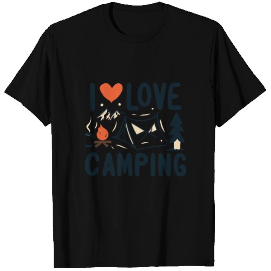 I love camping T Shirts