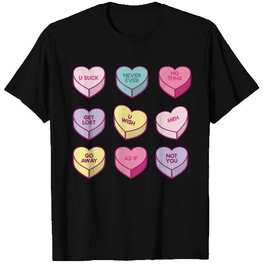 Sassy Anti Valentines Day Conversation Candy T Shirts